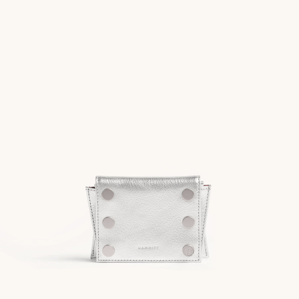 Hammitt | Women's Allen Wallet - Sidewalk Silver / Brushed Silver Hammitt | Women's Allen Wallet - Sidewalk Silver / Brushed Silver
