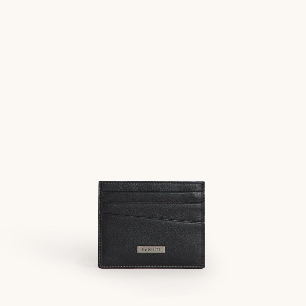 Hammitt | Women's Cambria Card Case - Black / Gunmetal