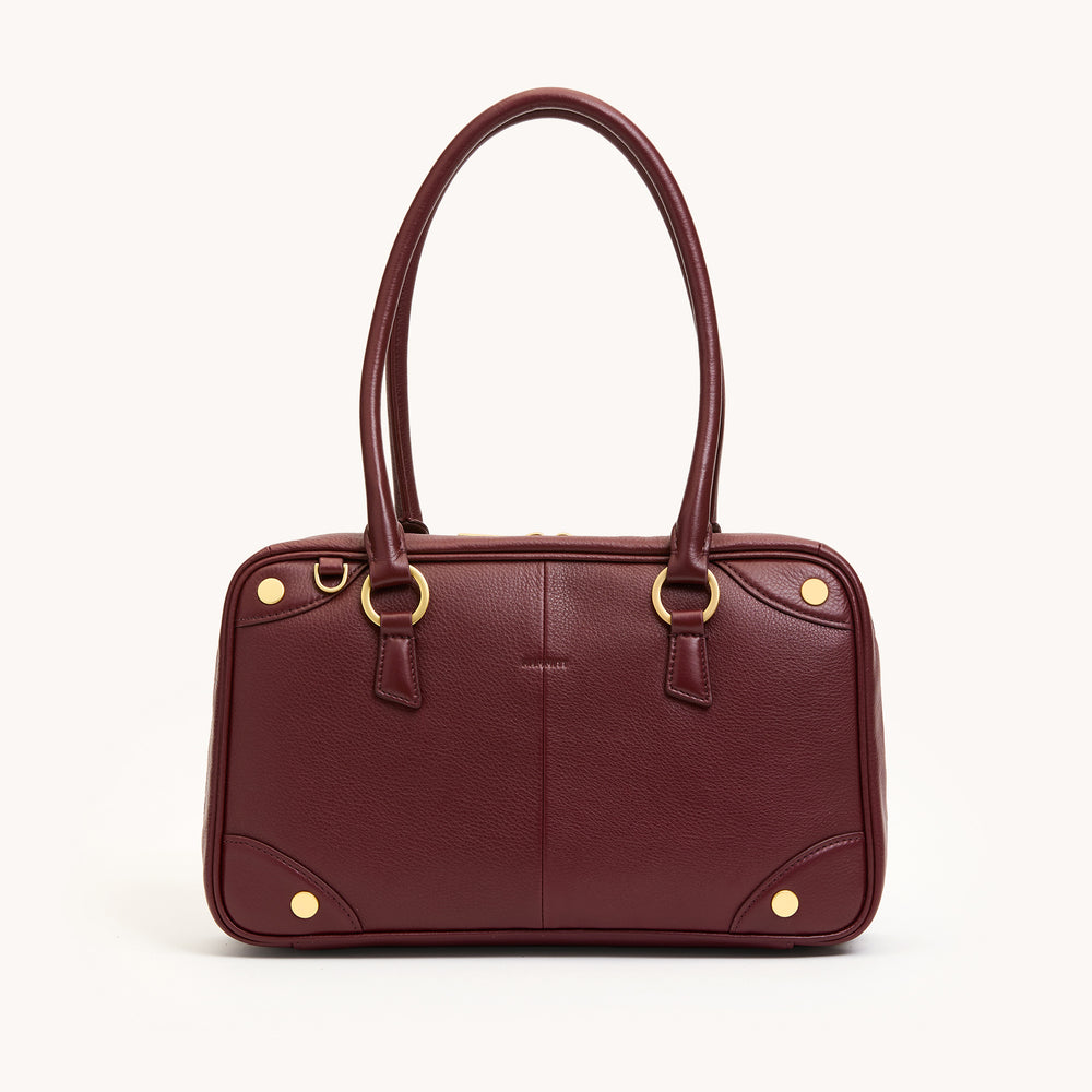 Hammitt | Women's Meredith Med - Cherrywood Pebble / Brushed Gold