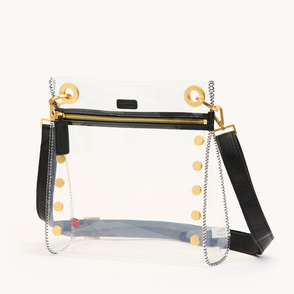 Hammitt | Women's Tony Clear Med - Black / Brushed Gold