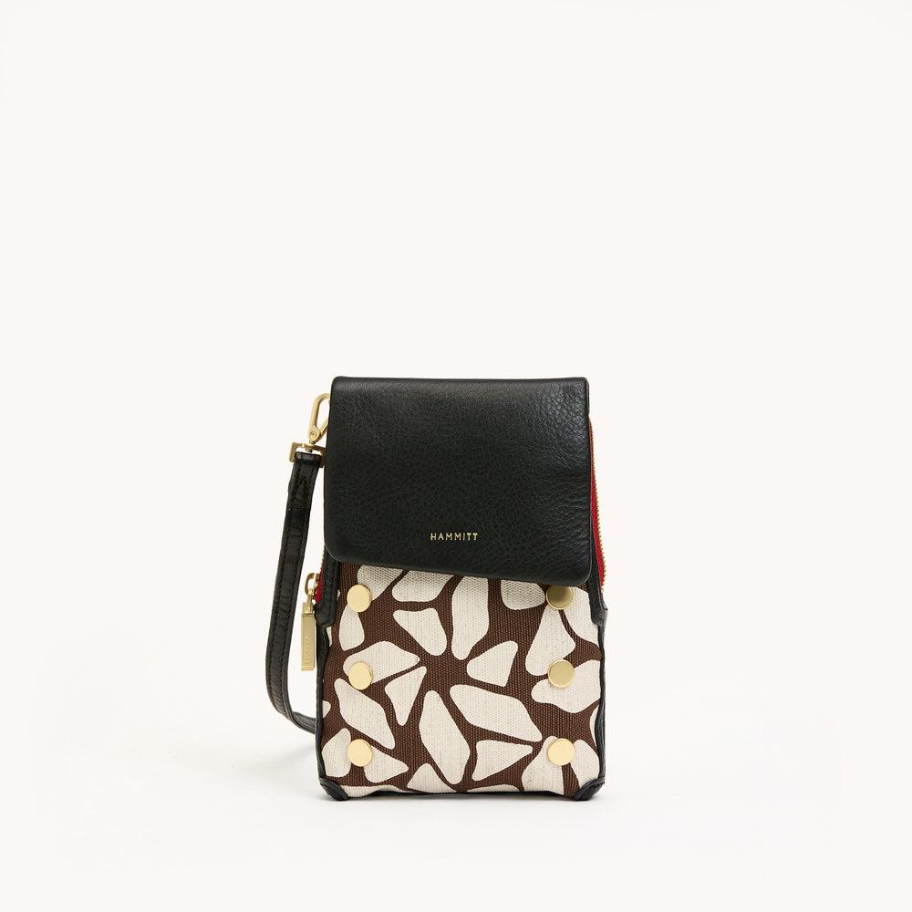 Hammitt | Women's Vip Mobile - Giraffe / Brushed Gold Red Zip