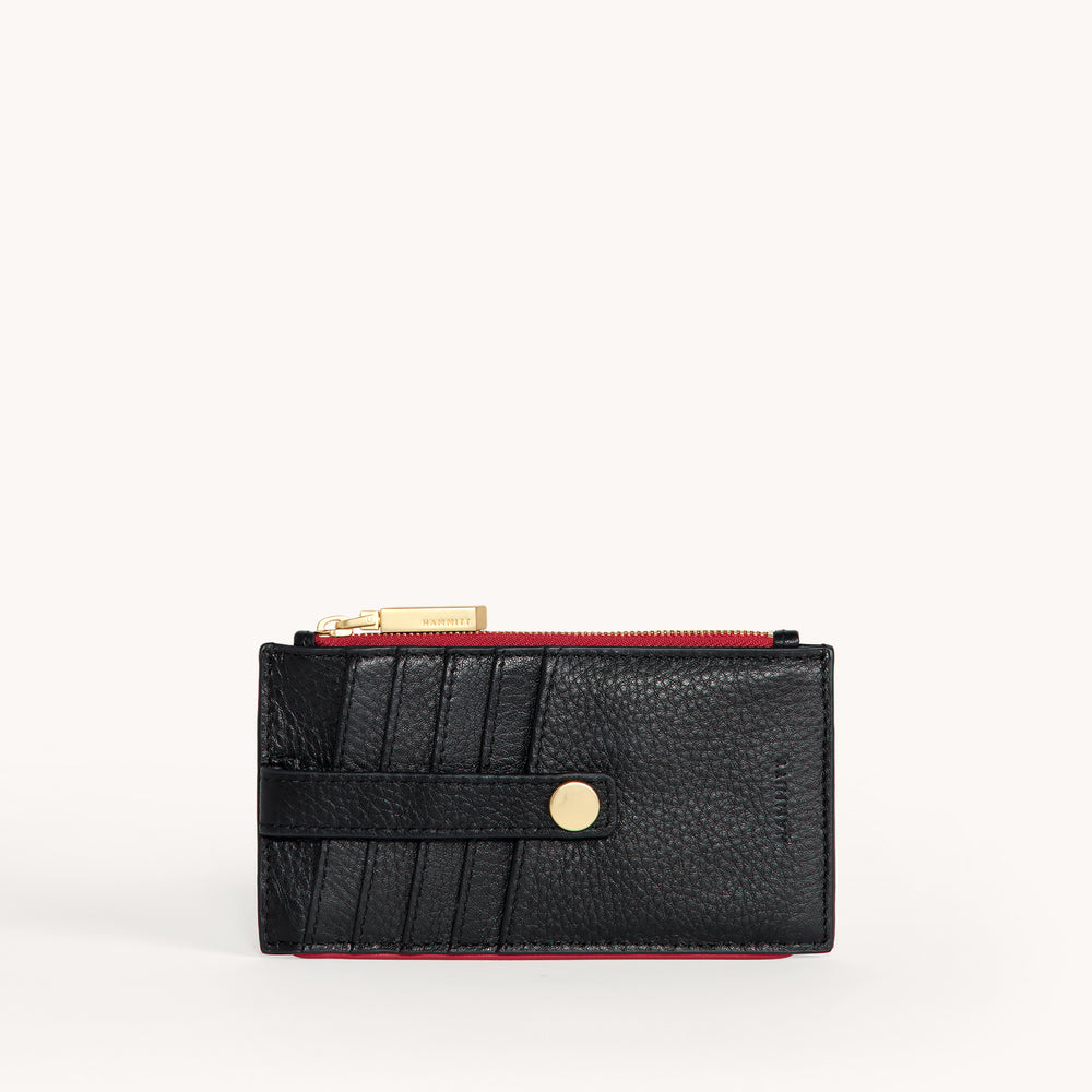 Hammitt | Women's 210 West - Black / Brushed Gold Red Zip