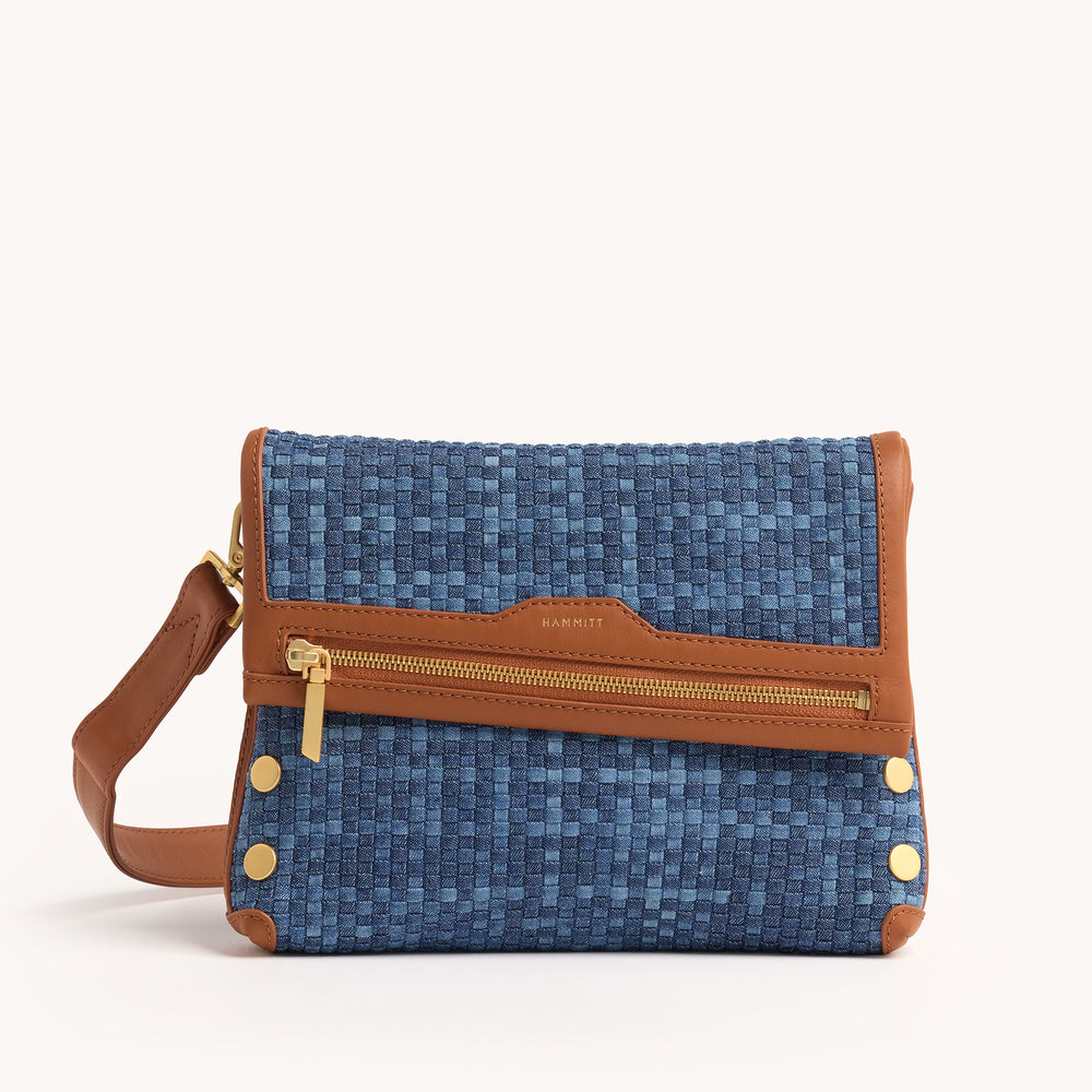 Hammitt | Women's Vip Med - Mosaic Denim / Brushed Gold