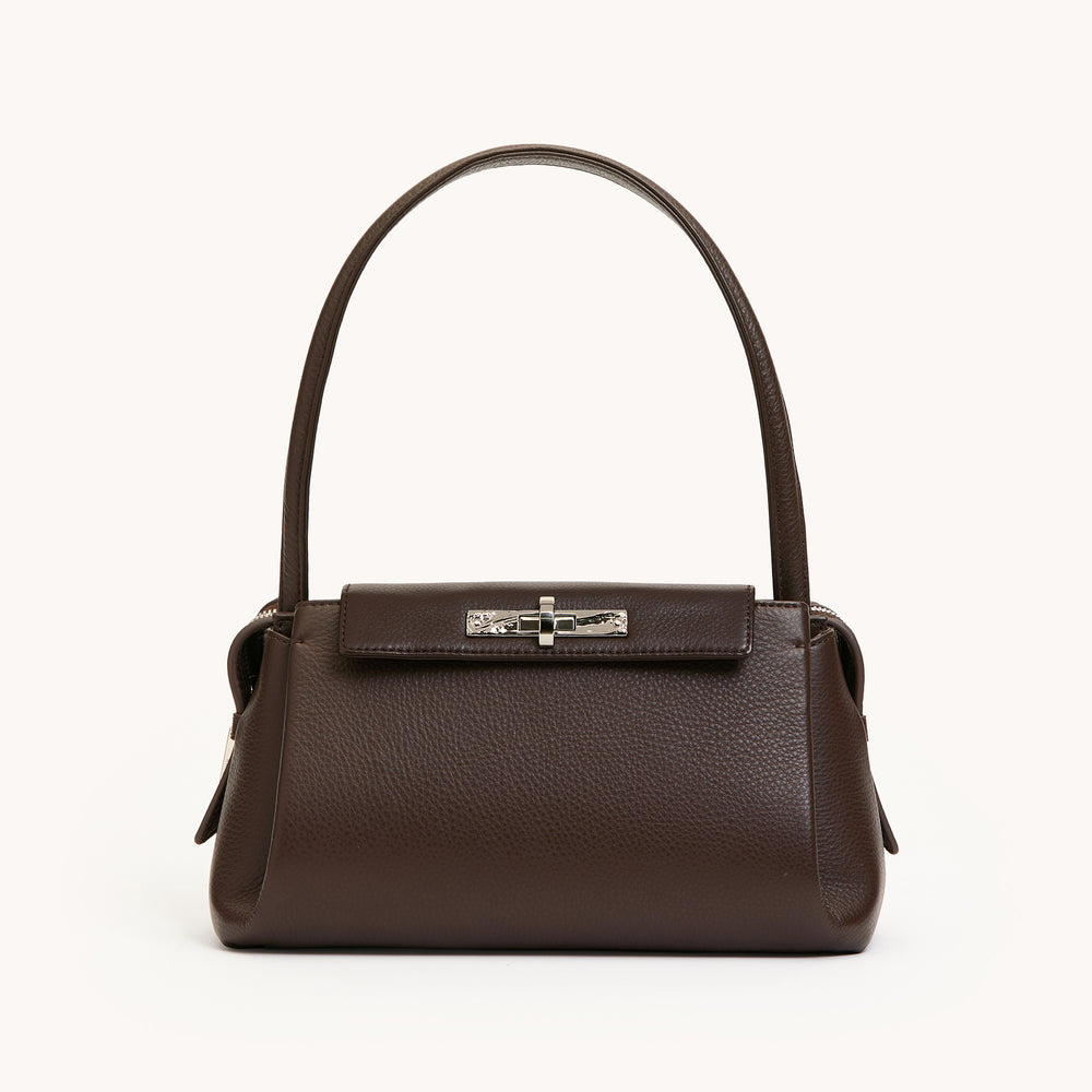 Hammitt | Women's Charlotte Med - Espresso Pebble / Silver