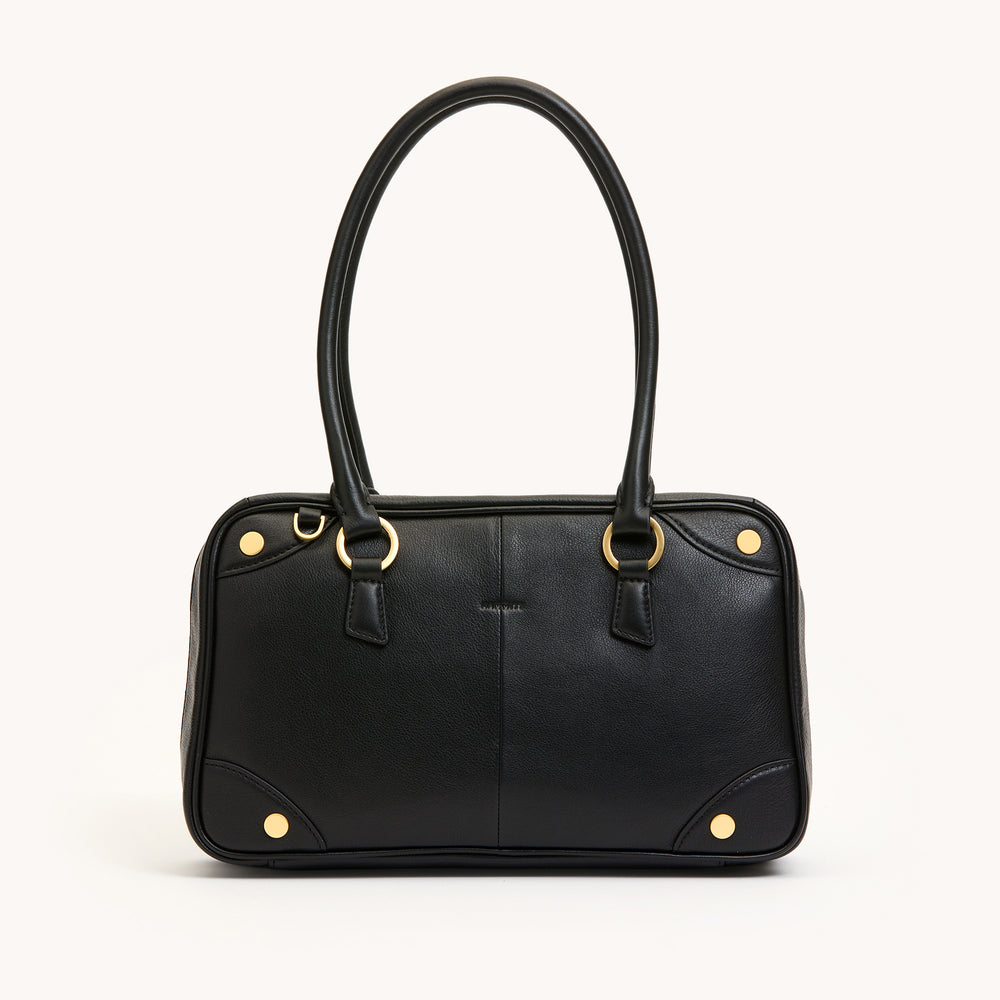 Hammitt | Women's Meredith Med - Black / Brushed Gold