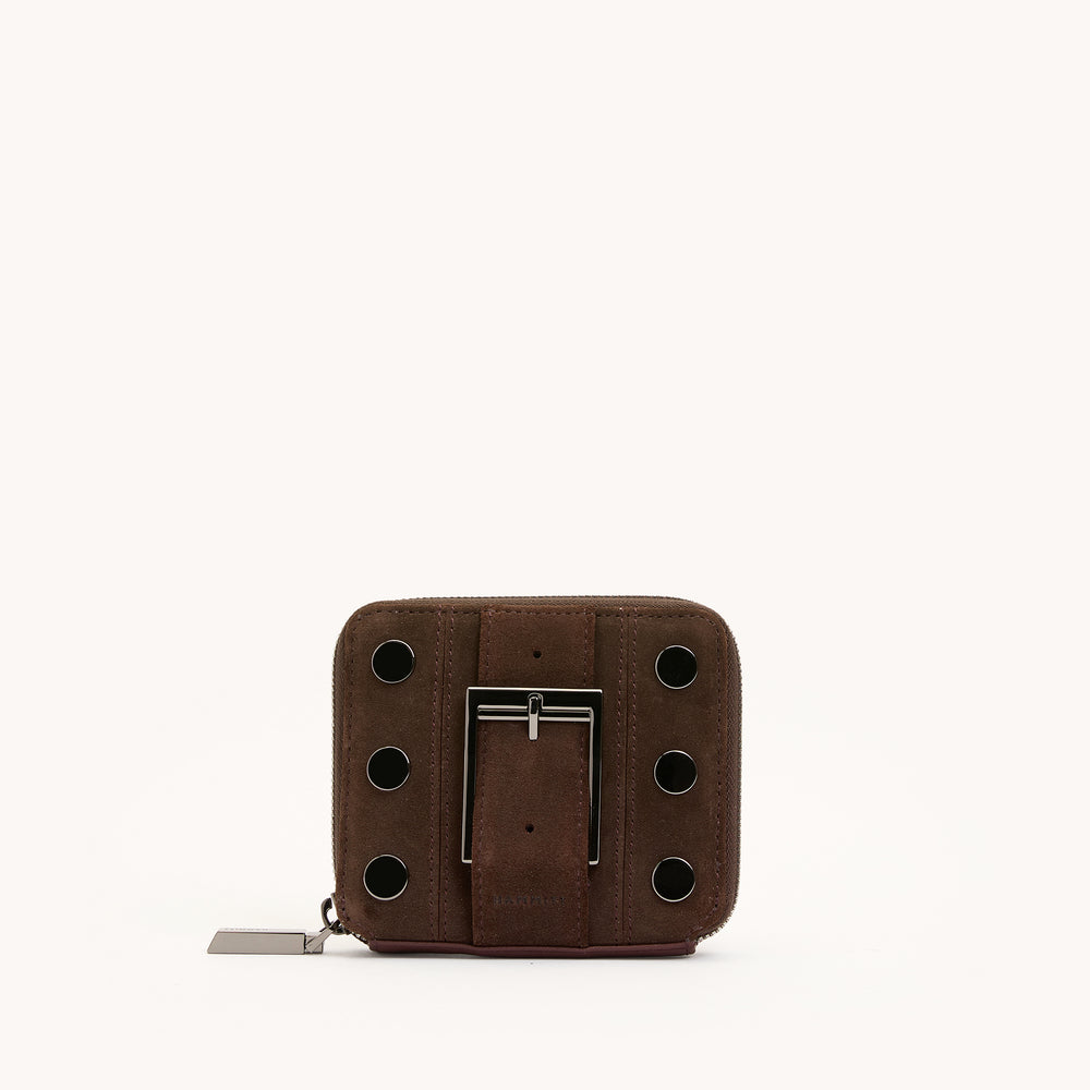 Hammitt | Women's 5 North - Belted Suede / Gunmetal Hammitt | Women's 5 North - Belted Suede / Gunmetal