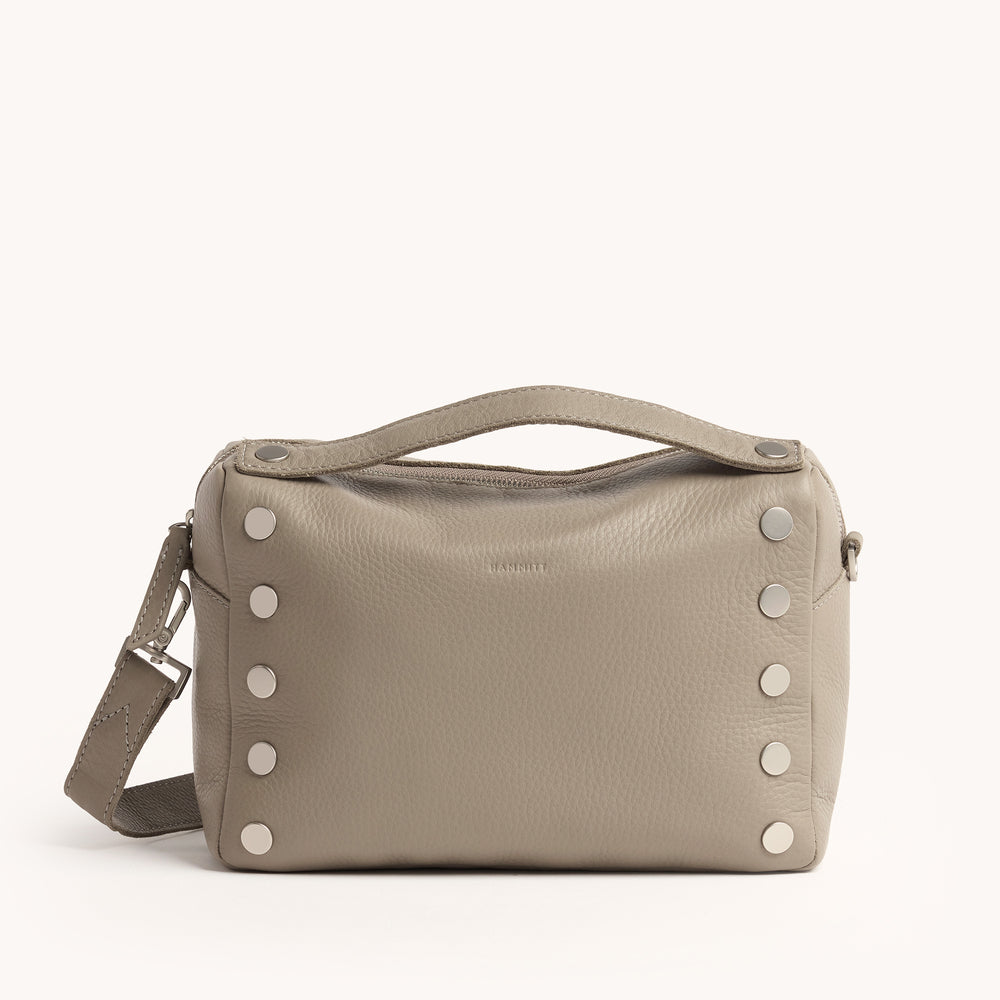 Hammitt | Women's Evan Crossbody Med - Pewter Pebble / Brushed Silver