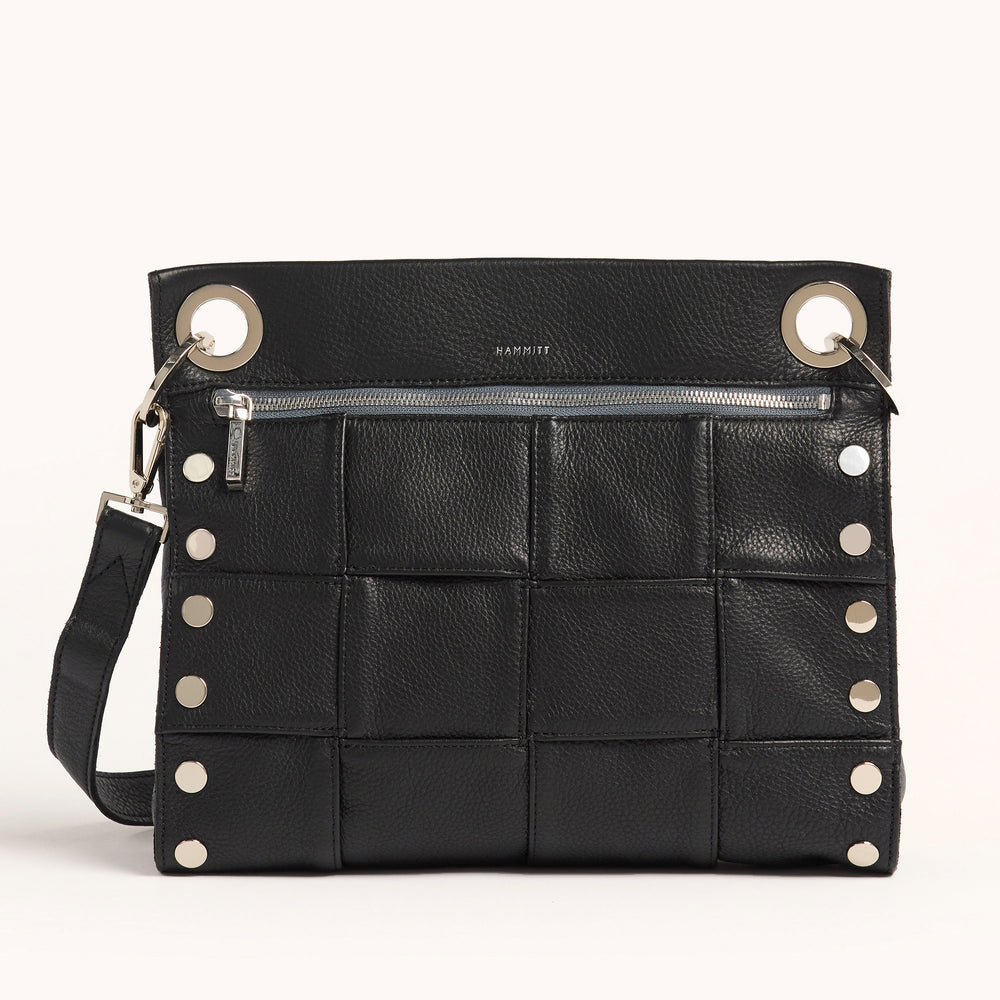 Hammitt | Women's Tony Lrg - Black Weave / Silver