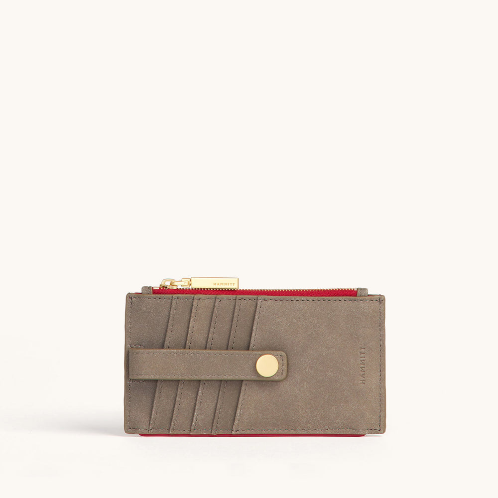 Hammitt | Women's 210 West - Pewter / Brushed Gold Red Zip