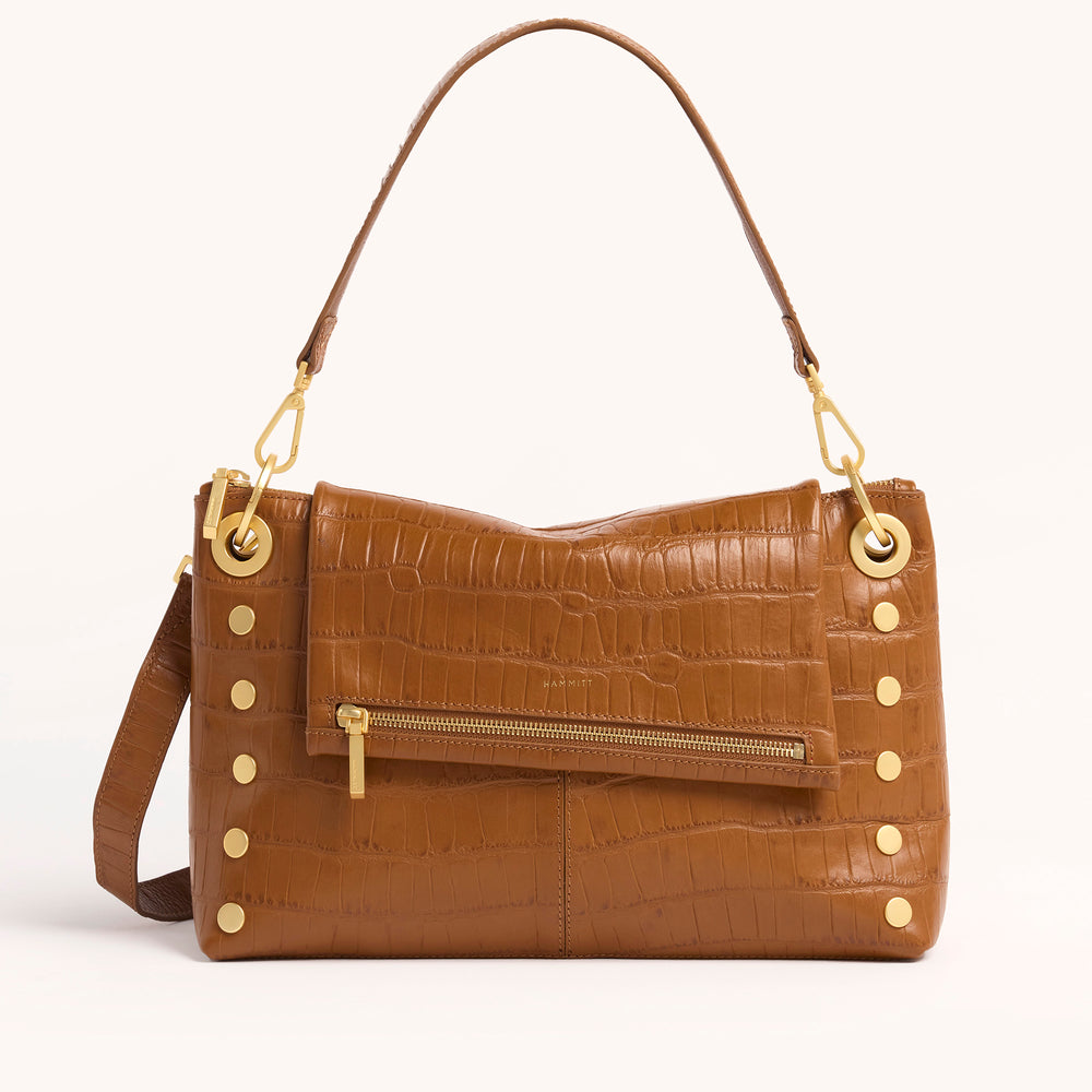 Hammitt | Women's Vip Grand - Canyon Crocco / Brushed Gold
