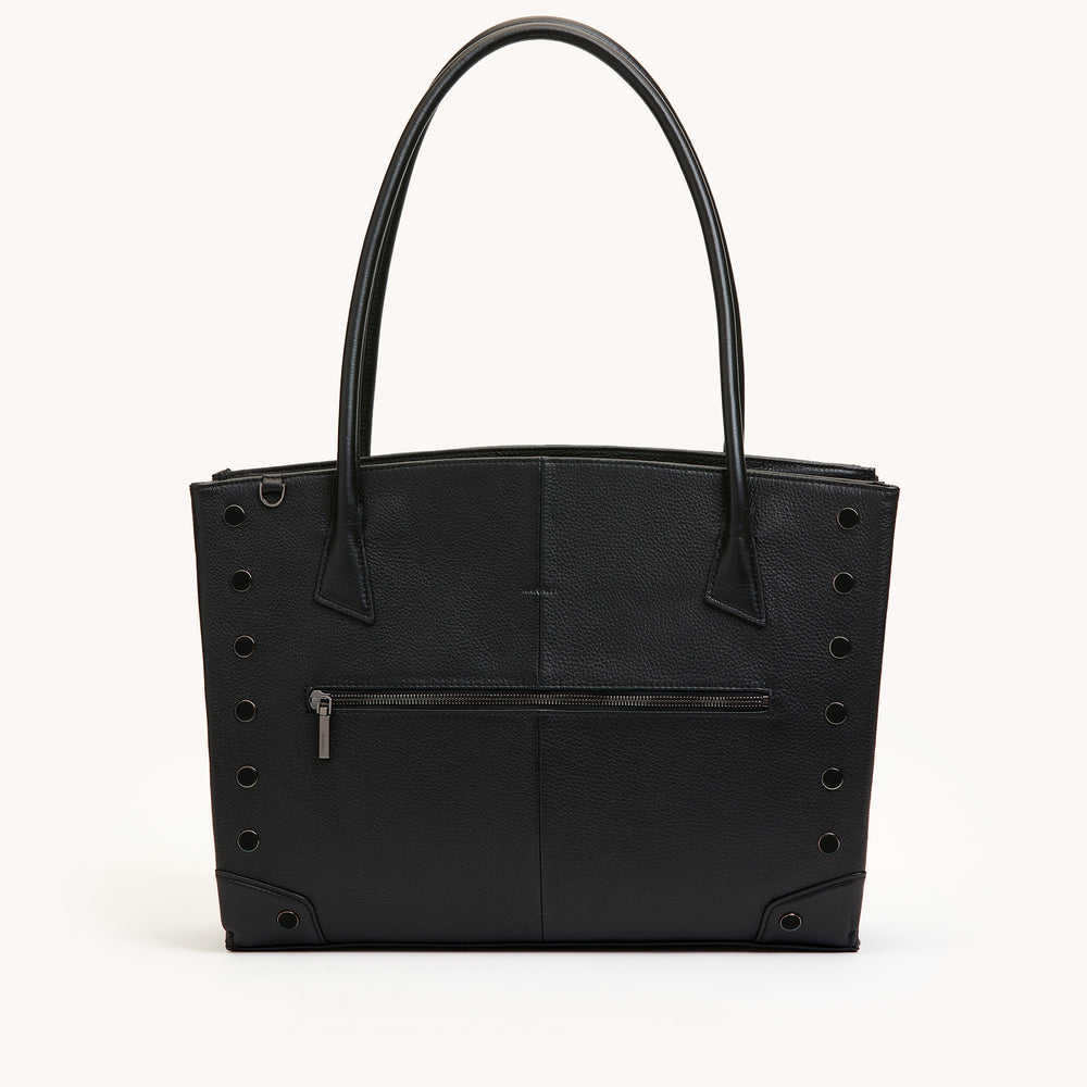 Hammitt | Women's Elle Work Carry - Black / Gunmetal