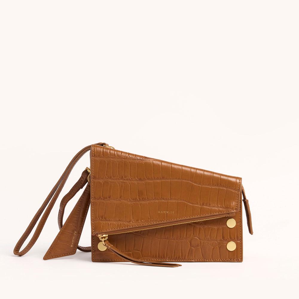Hammitt | Women's Curtis - Canyon Crocco / Brushed Gold