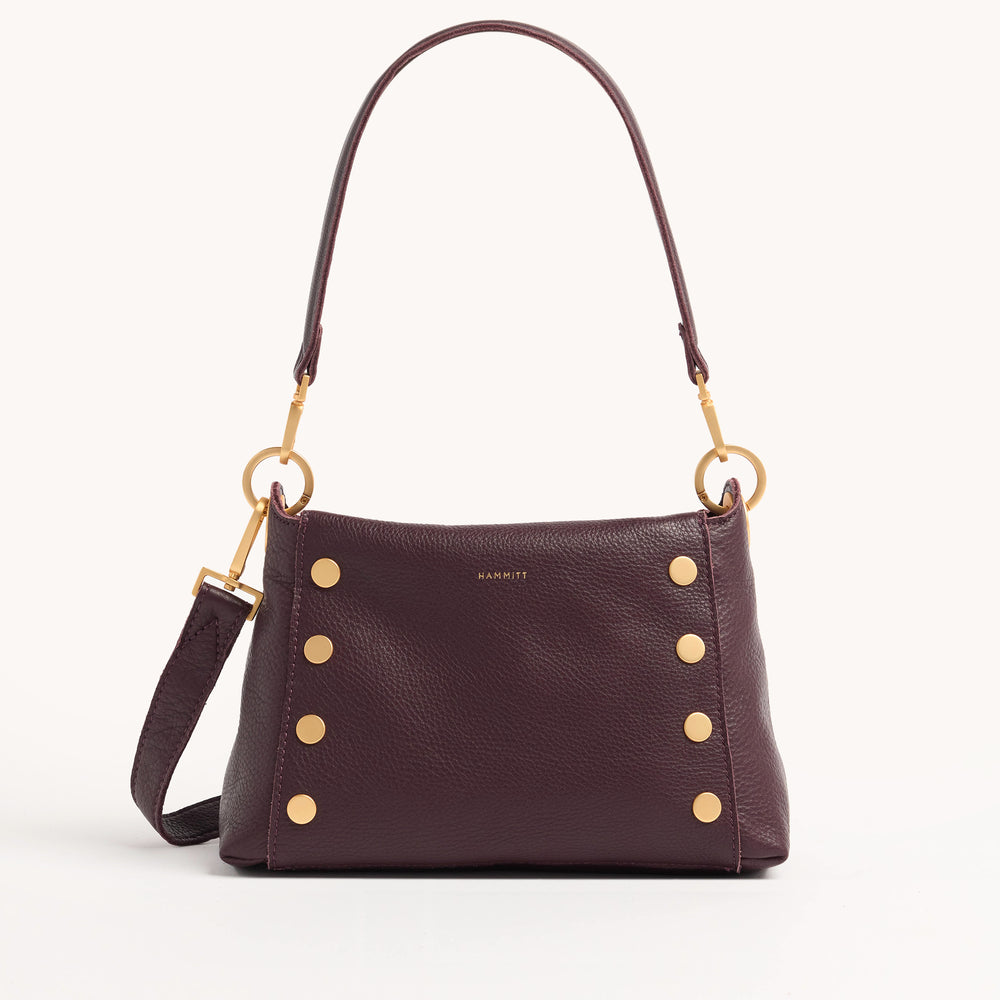 Hammitt | Women's Bryant Med - Cabernet Pebble / Brushed Gold