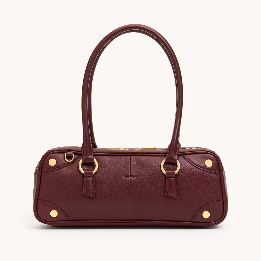 Hammitt | Women's Meredith Sml - Cherrywood Pebble / Brushed Gold