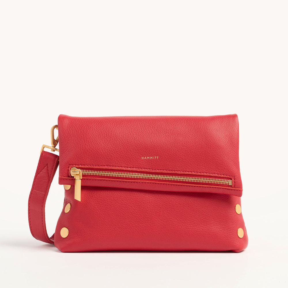 Hammitt | Women's Vip Med - Poppy Red / Brushed Gold