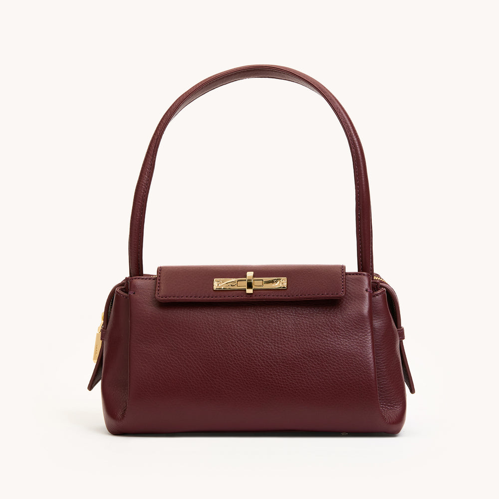 Hammitt | Women's Charlotte Med - Cherrywood Pebble / Gold