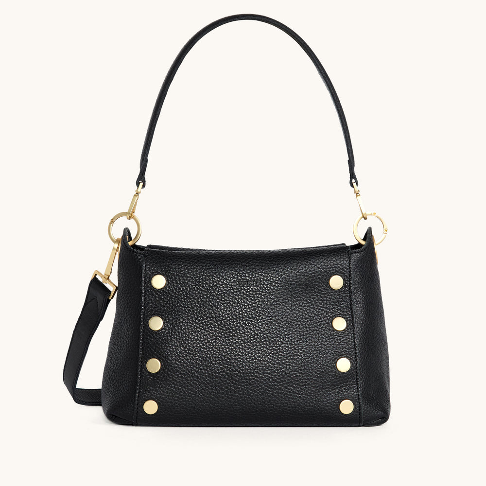 Hammitt | Women's Bryant Med - Black / Brushed Gold Red Zip