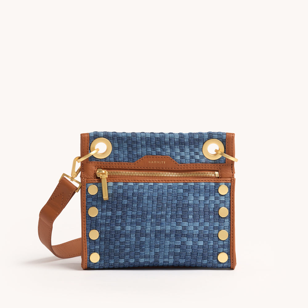 Hammitt | Women's Tony Sml - Mosaic Denim / Brushed Gold