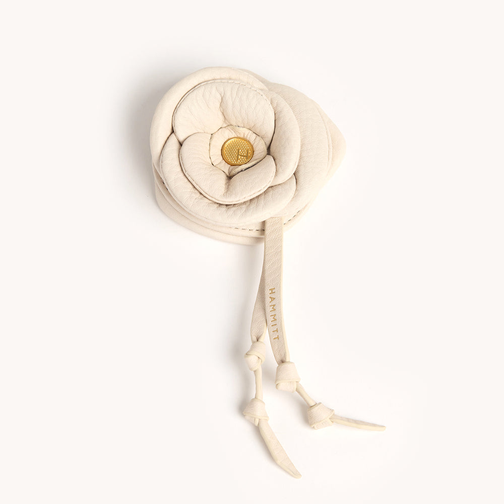 Hammitt | Women's Vince Floral Charm - Calla Lily White / Brushed Gold