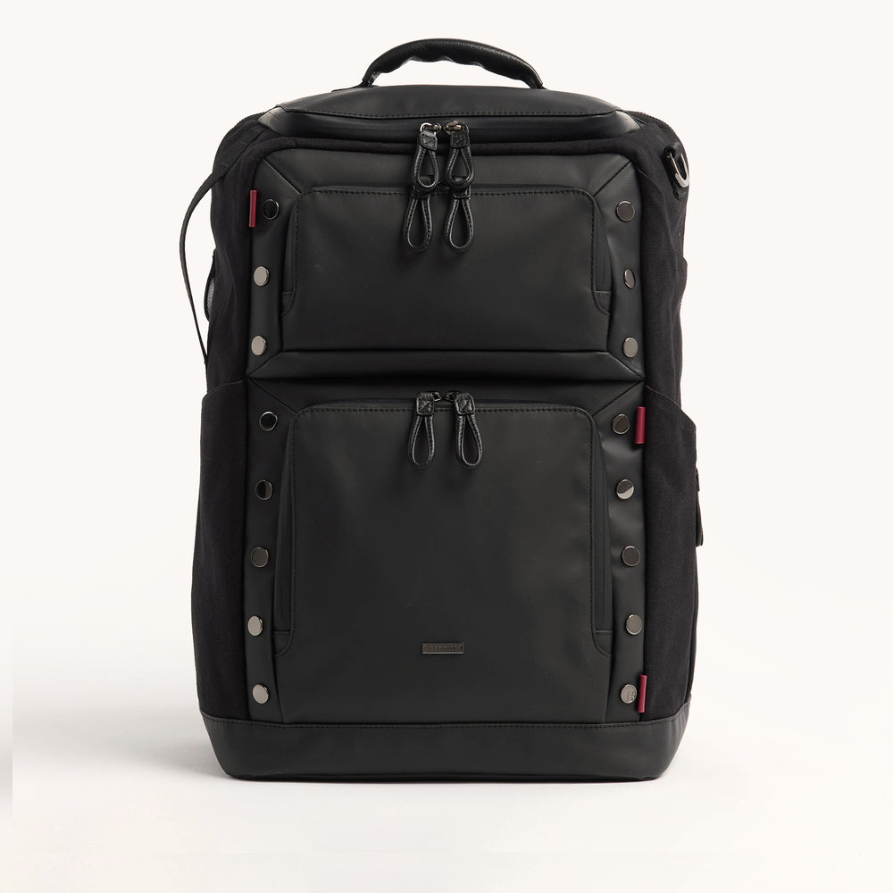 Hammitt | Women's Burbank Backpack - Black / Gunmetal